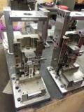 Fully assembled machine to trim automotive B-pillar ends